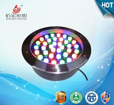 廠家直銷佰宏照明圓形LED地埋燈24W36W單色 七彩內(nèi)控 DMX512外控埋地射燈園亭亮化圖片_高清圖_細節(jié)圖-中山市古鎮(zhèn)佰宏照明電器廠