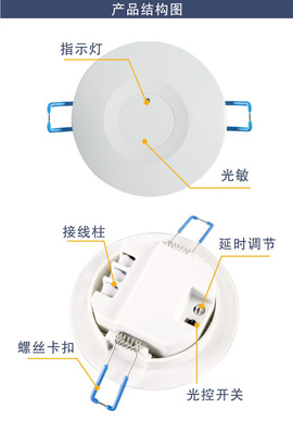 【電磁波感應(yīng)開關(guān) 微波12米感應(yīng)開關(guān)倉庫車庫led燈】價(jià)格,廠家,圖片,電工開關(guān),東莞市雅普照明-