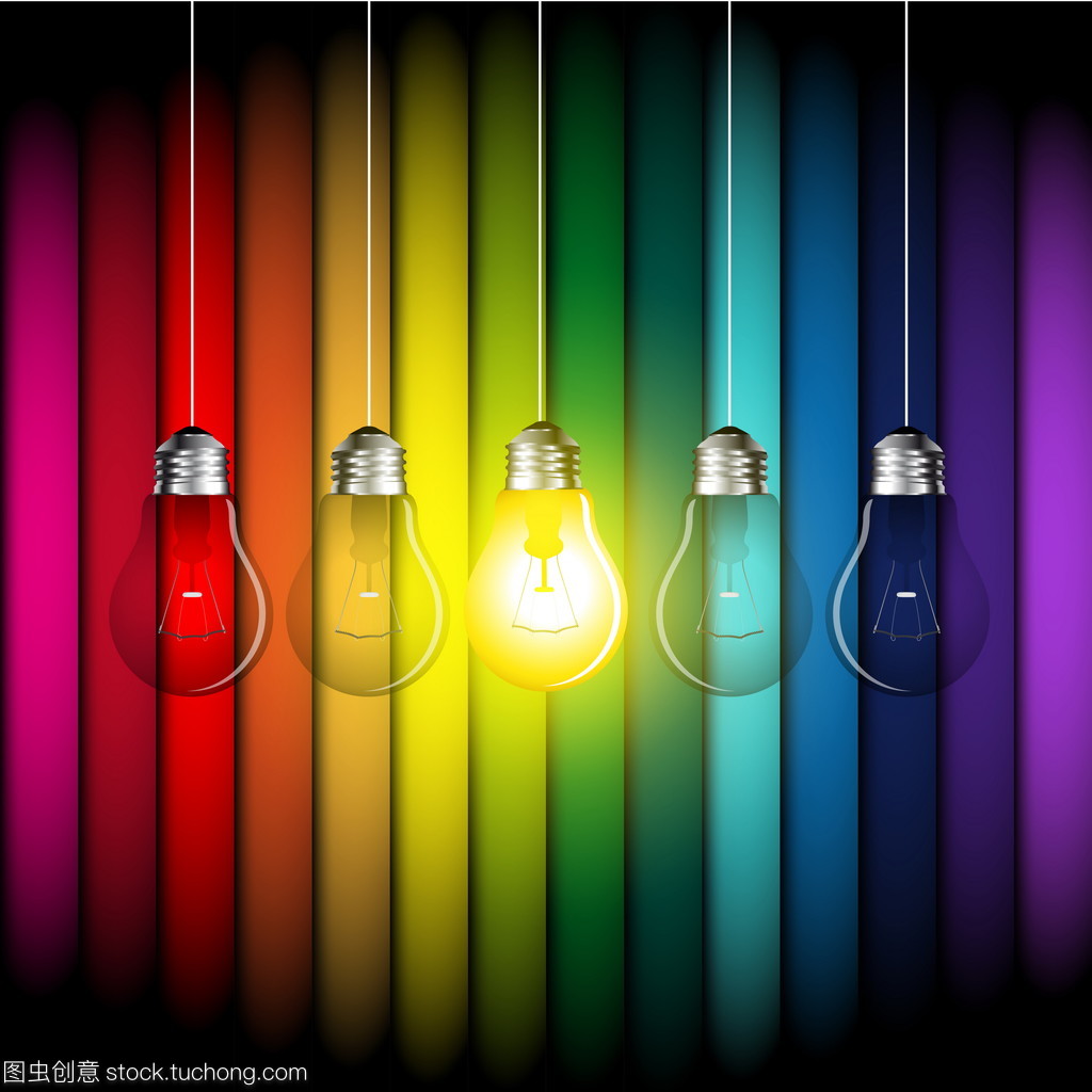 彩色燈泡